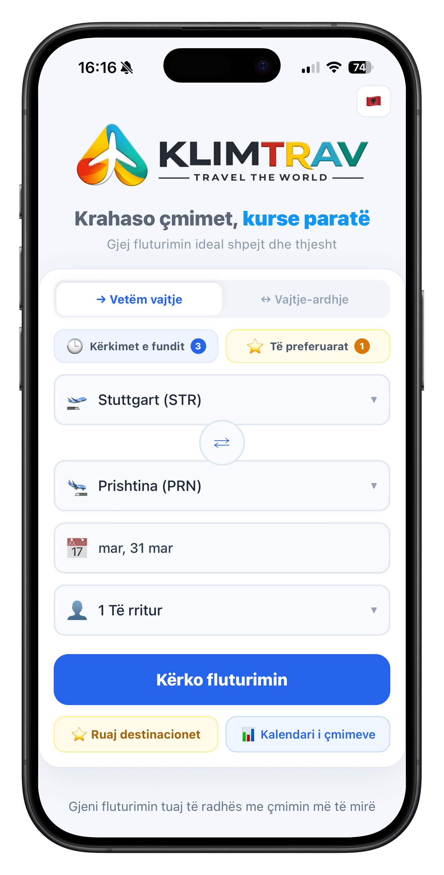 KlimTrav App